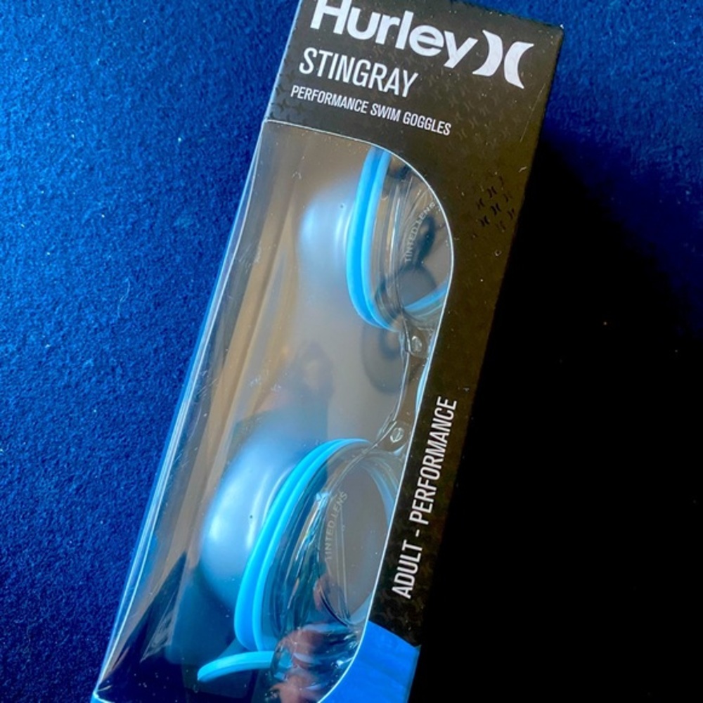 HURLEY adult performance swim goggles! BRAND NEW👀💦see pic for more info:
